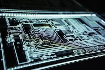 Close-up of a circuit board